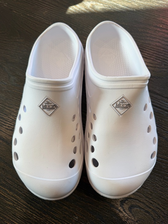 Muck Boots Shoes - Muck Ladies Muckster Lite EVA White Clog Shoes new size 10